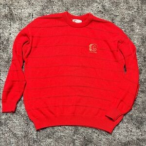 Vintage Calgary Flames Embroidered Sweater